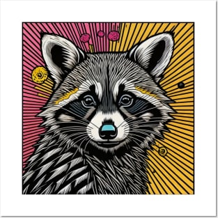 Strawberry Lemonade Raccoon Posters and Art